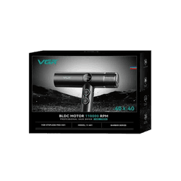 سشوار برس‌دار چرخشی ۱۹۰۰ وات وی جی ار VGAR مدل V-401