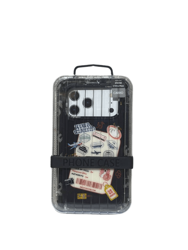 قاب گوشی iPhone 17 pro max CARRIO travel stickers