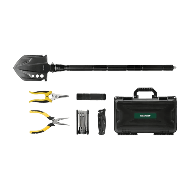 کیت ابزار بقا و کمپینگ ۹ کاره GREEN LION مدل Survival X9 Outdoor Tool Kit