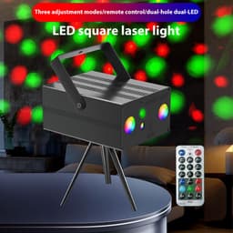 چراغ رقص نور هوشمند مربعی مدل Square Party Light افکت کندویی