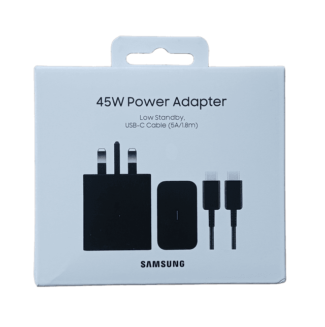 شارژر دیواری 45 وات سامسونگ به همراه کابل USB-C و پشتیبانی از NFC