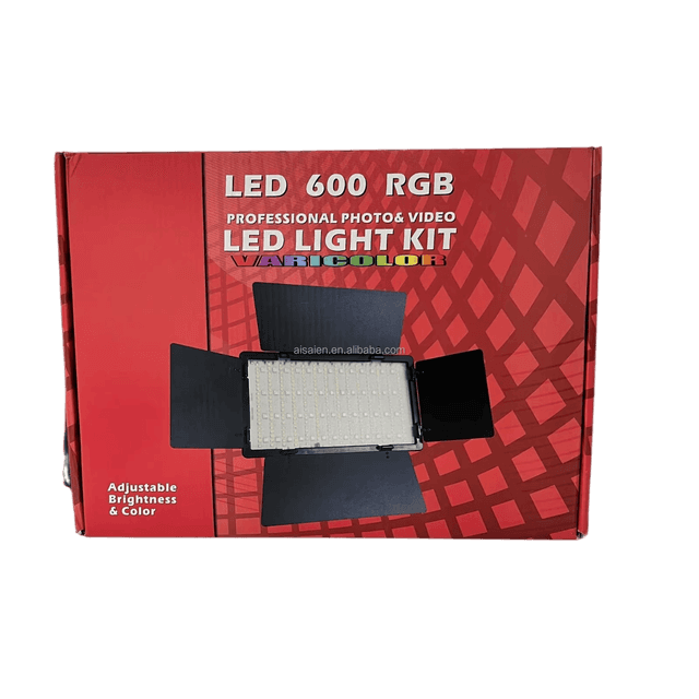 پنل نور ثابت ویدئویی و عکاسی LED 600 RGB مدل Varicolor