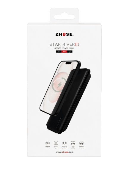 پاوربانک وایرلس مگ‌سیف ژوس مدل ZHUSE Star River III Series