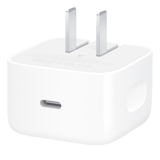شارژر دیواری اپل 40 وات مدل Dynamic Power Adapter - اورجینال دو پین