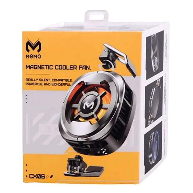 فن خنک‌کننده مگنتی گوشی ممو مدل MEMO CX06 Magnetic Cooler Fan