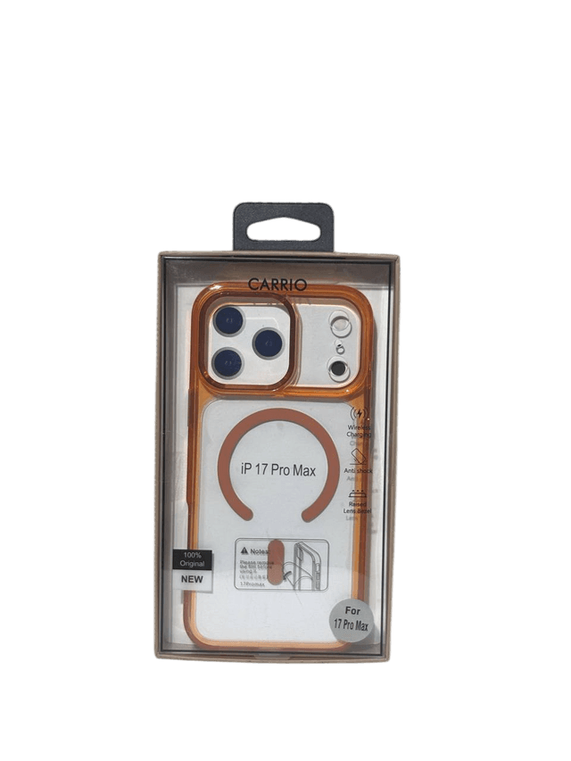 قاب گوشی iPhone 17 pro max CARRIO magnetic orange