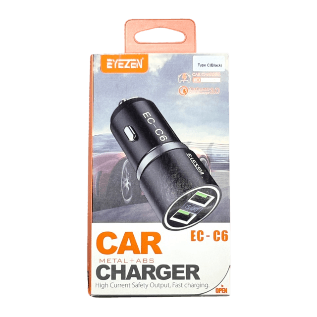 شارژر فندکی خودرو EYEZEN مدل EC C6