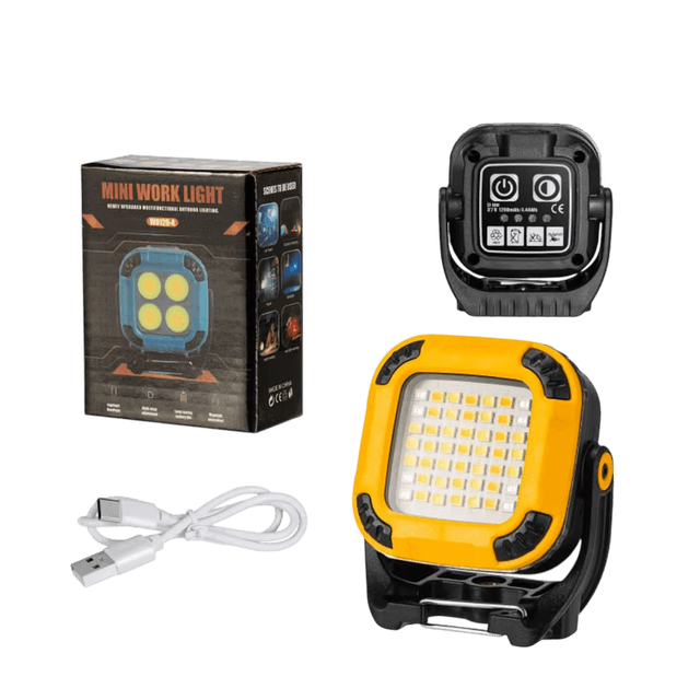 چراغ کار و پروژکتور شارژی مینی مدل Mini Work Light W8129-2