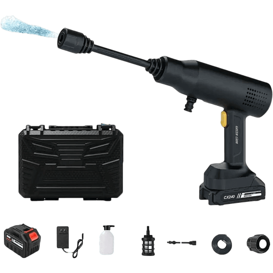 کارواش شارژی GREEN LION مدل  CX240 Cordless Pressure Wash Gun